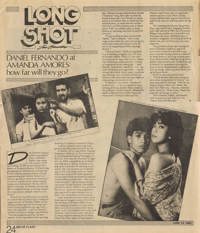 SCORPIO NIGHTS (Movie Flash, 1985